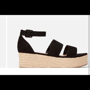 Espadrille flatform sandals